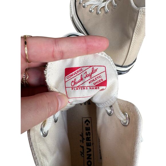 Converse Chuck Seasonal HighTop Lace Up Sneaker Oat Milk/Egret - M4 / W 6 - Picture 10 of 13